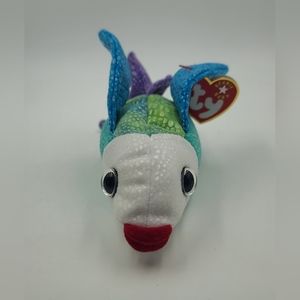 Ty Beanie Baby  "Propeller" The Colorful & Cute Fish